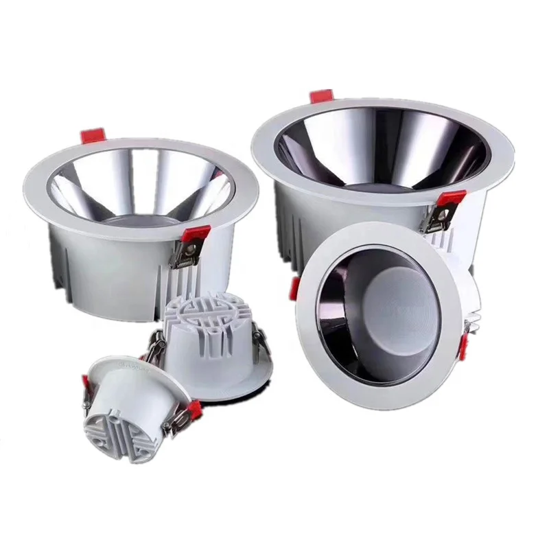 Top Selling LED Ceiling Lights Manufacturer 15W 20W 30W Recessed Down Light COB LED Downlight With Cutout 180mm for Home