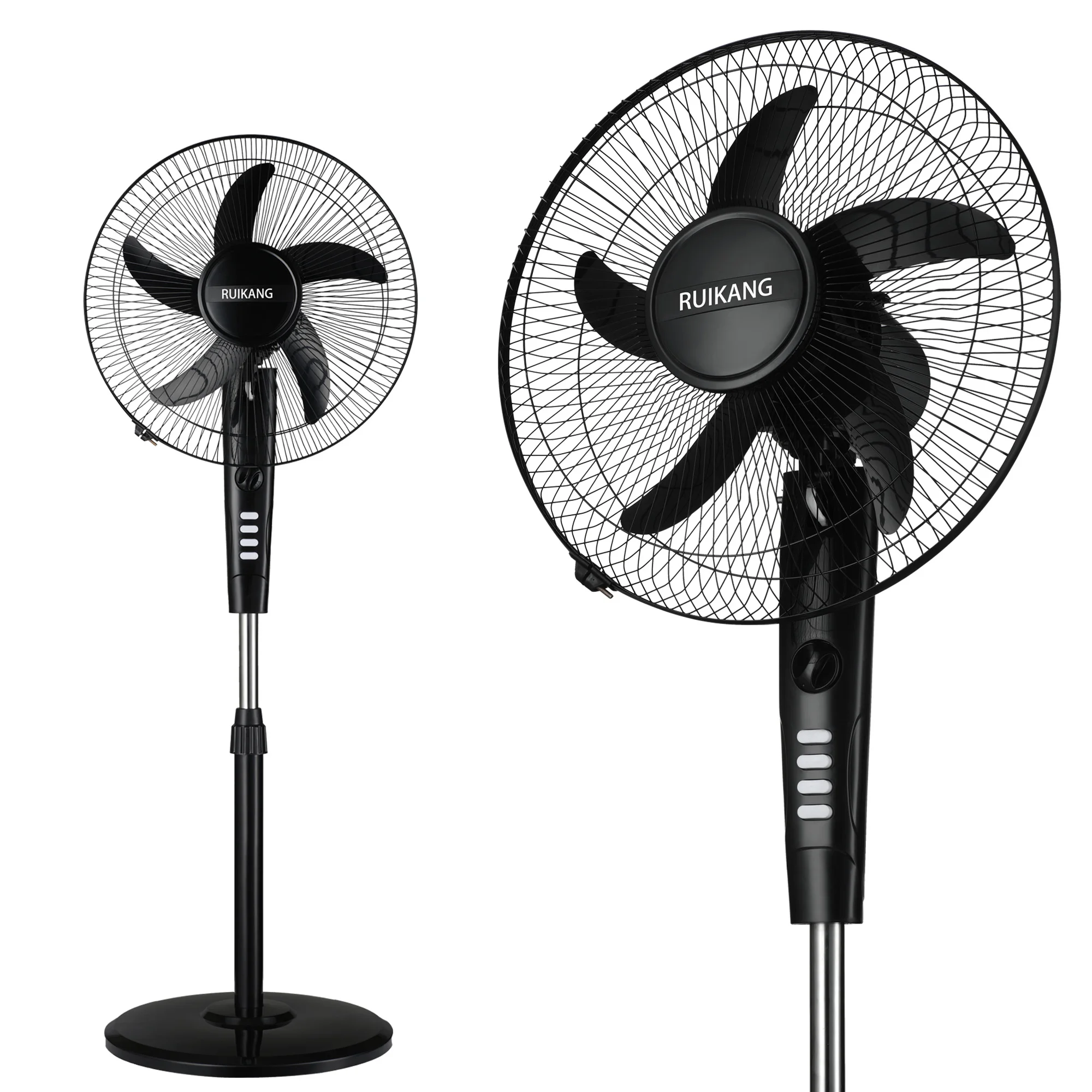Низкая цена лопастные колеблющиеся части Airmate Pro умный напольный вентилятор 16-дюймовый Электрический Dc винтажный воздушного охлаждения с 3 регулировкой скорости