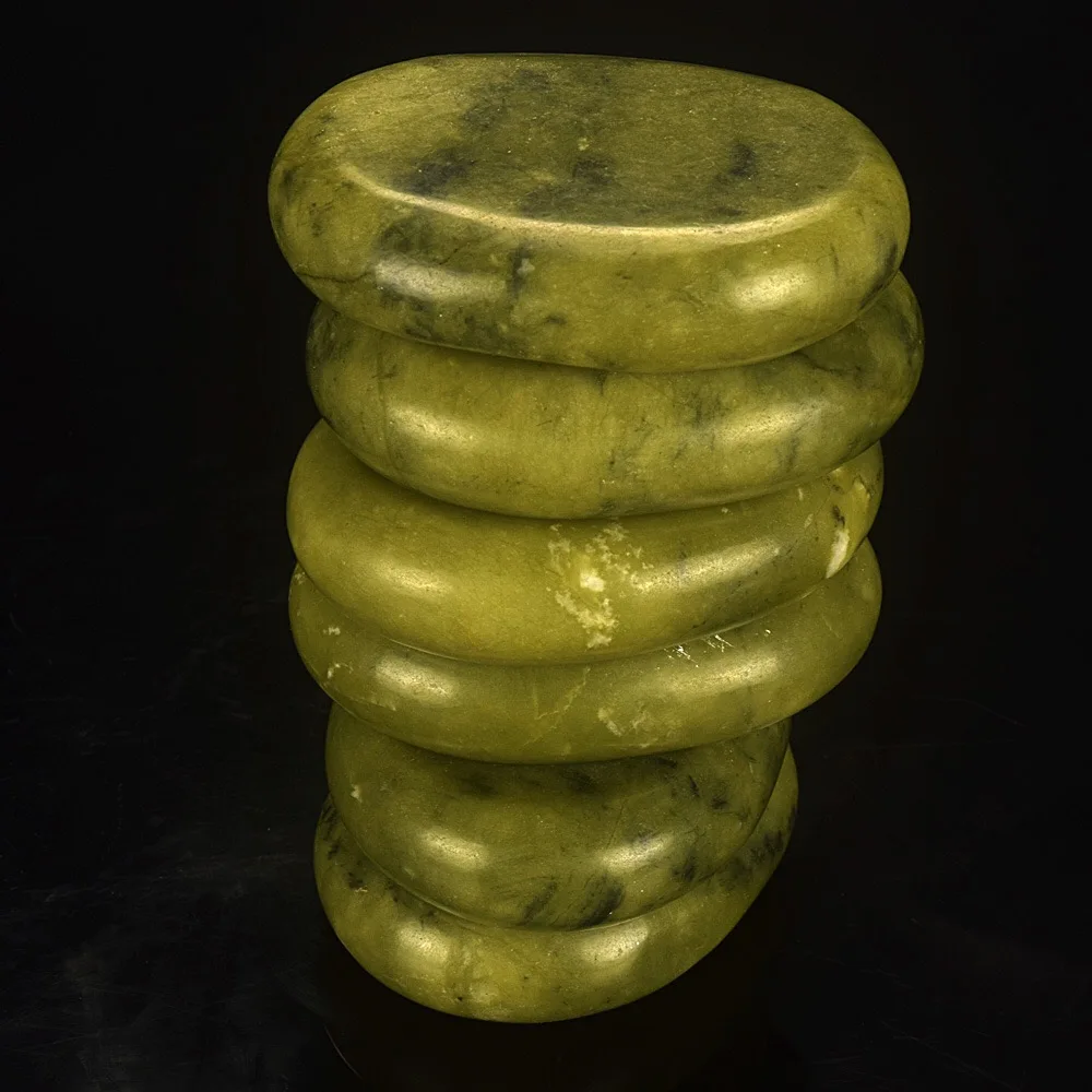 Professional jade stone massage set Natural Green Jade jade stone massage bed for Spa, Massage Therapy