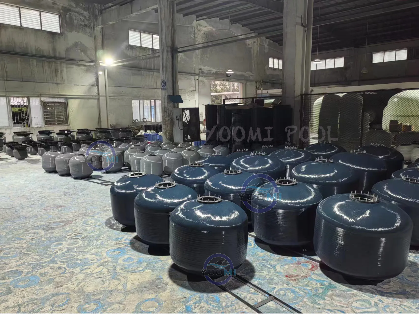 Swimming pool quartz 600mm top mount fiberglass sand filter water tank filter system sand filter and water distributor prices