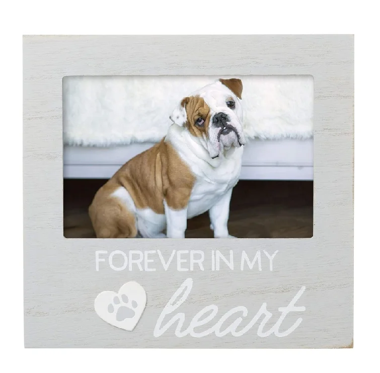 Dog or Cat Sympathy Gift Pet Loss Keepsake Photo Frame Forever In My Heart Pet Memorial Keepsake Picture Frame