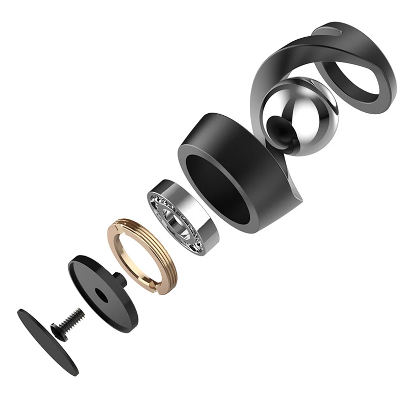 Desk Optical Illusion Kinetic Spinning Gadget Toy Rotary Gyro Suspended Ball Desktop Fidget Spinner Gift Toy