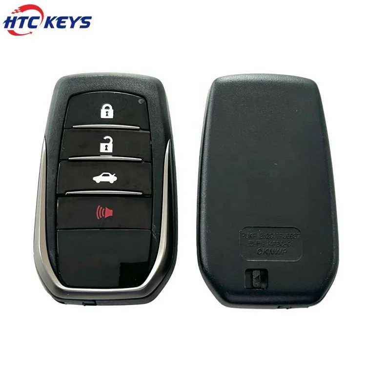 Modified Car Smart Key Shell 3+1 Button For T-oyota Camry Crown Avalon 4Runner Land Cruiser Prius RAV4 Venza FOB Case