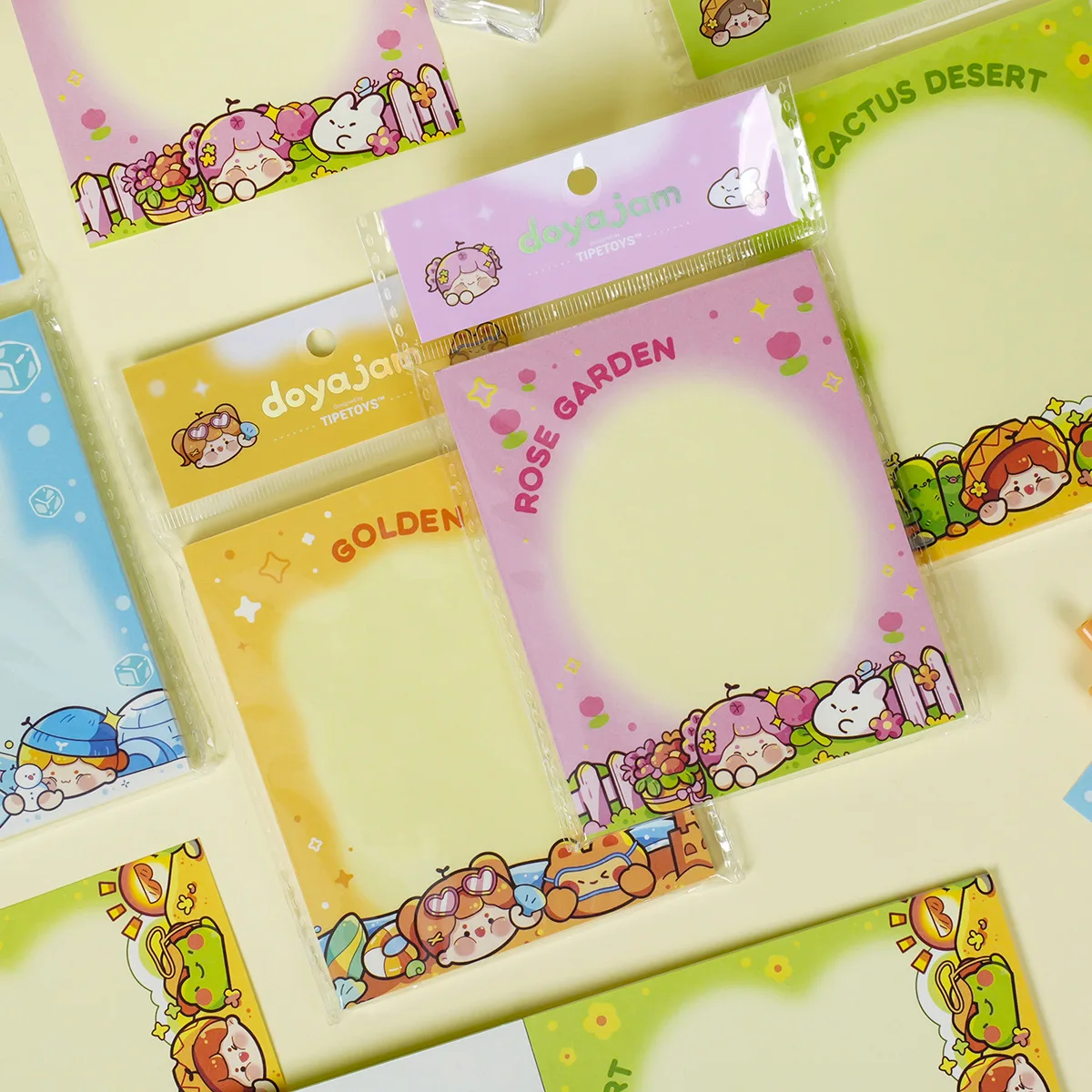 50pcs/set Custom Cute Draft Paper Message Cartoon Kawaii Sticky Notepad Memo Pads Office School Stationery Adhesive Stickers