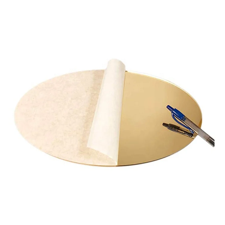 High Quality Golden And Sliver Acrylic Two Ways Mirror PMMA Mirror Sheets For Home Decoration