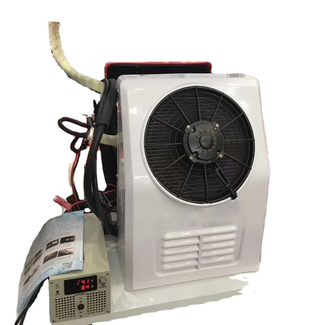2021 top seller battery powered truck van cab auto parking  cooler air conditioner for sale