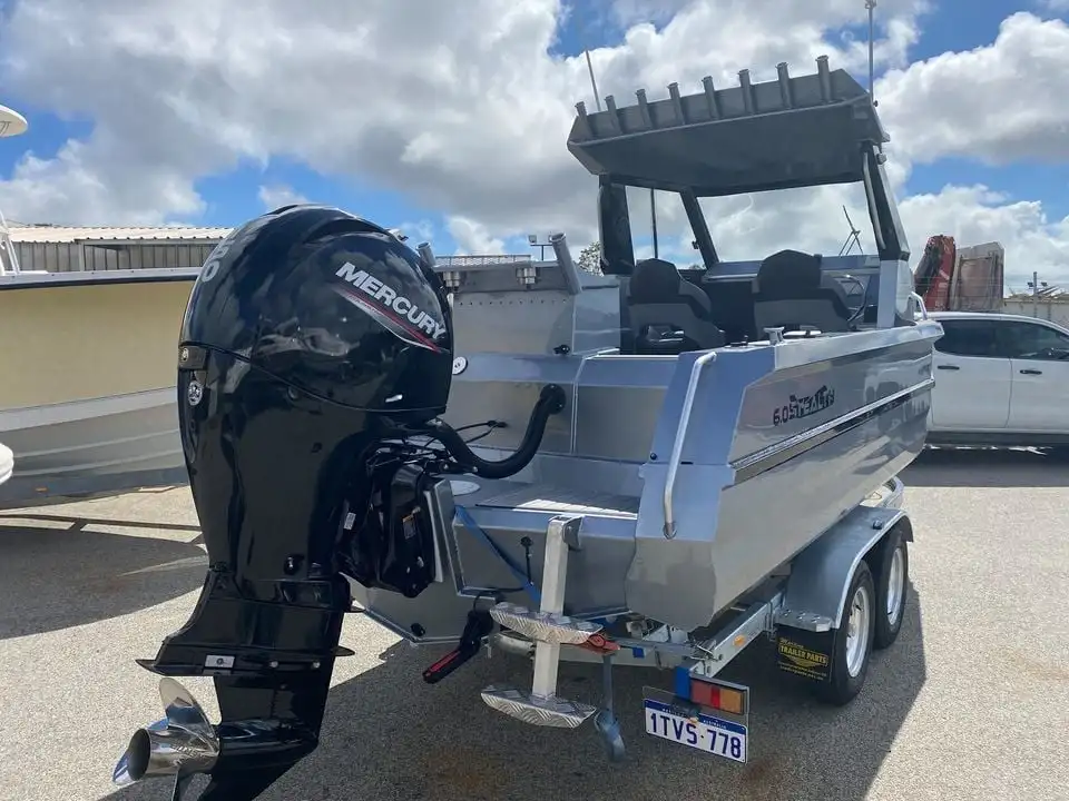 easycraft 6m barge low profileer aluminium boot bateau de peche fishing boat