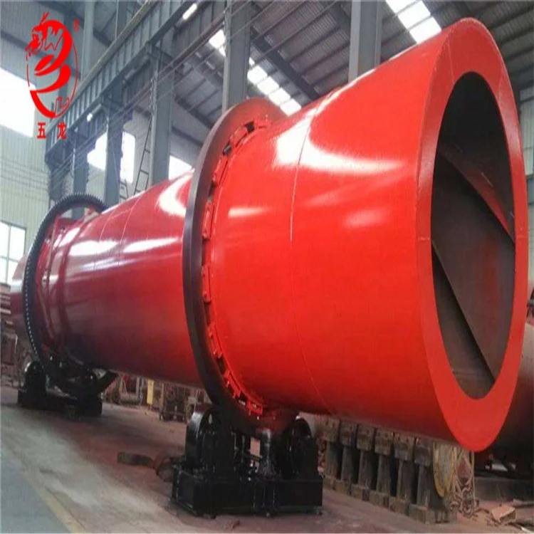 China limestone sand coal cassava chips drying machine sludge rotary dryer