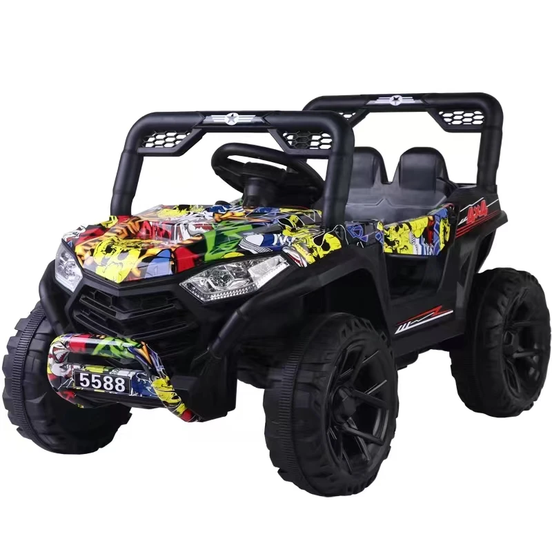 Mini Unisex Electric Car for Kids Ride-on Toy with 6V Battery and Remote Control for Children Aged 5 to 7 Years