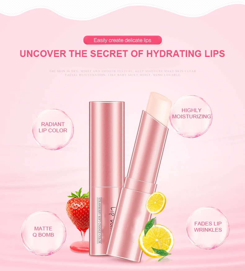 maquillaje al por mayor para vender Organic ren skincare Moisturizing Chapstick moist  moist Repair skin Lip Balm