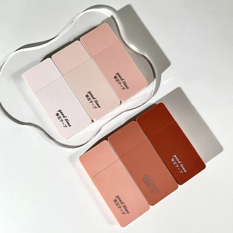 New gradient color correction tape creative high-capacity correction tape portable student correction tape set 6 pieces