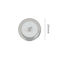 European-style light luxury simple household table setting bone china tableware rice bowl soup spoon dessert rack coffee set