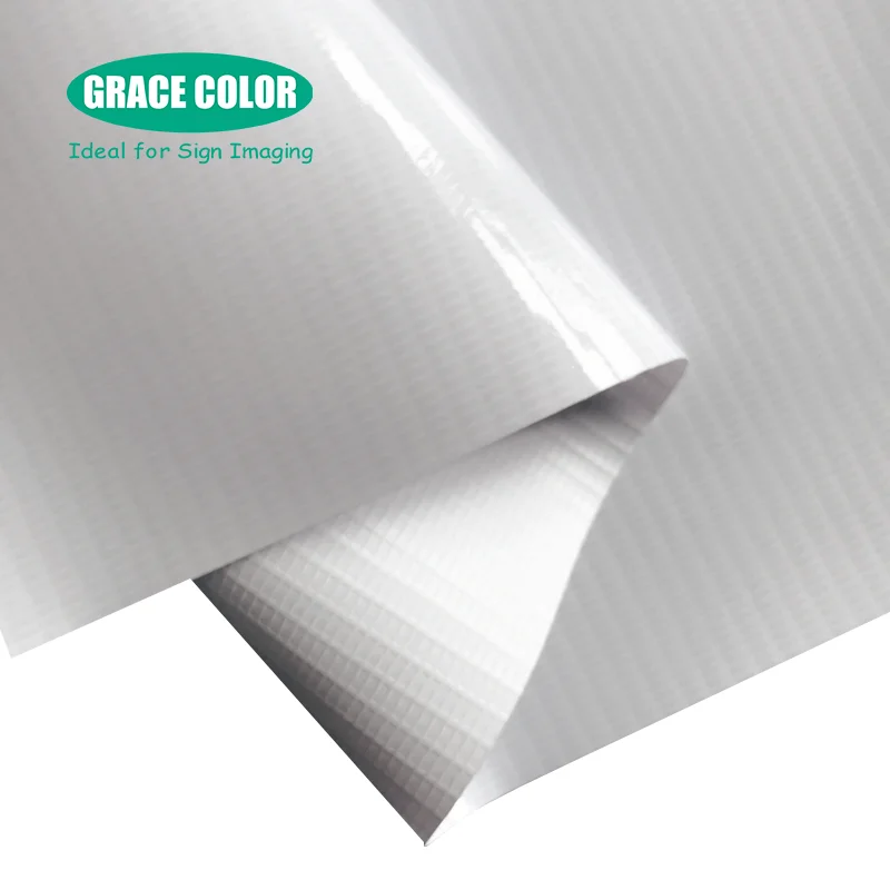 IN STOCK 11oz 3.20m*50m GLOSSY FRONTLIT PVC FLEX BANNER