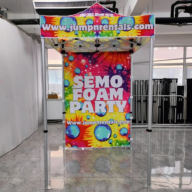 Sunshine Customized 5x5 Steel Canopy Tent Advertising small Pop Up Tents For Trade Show Display Events Outdoor