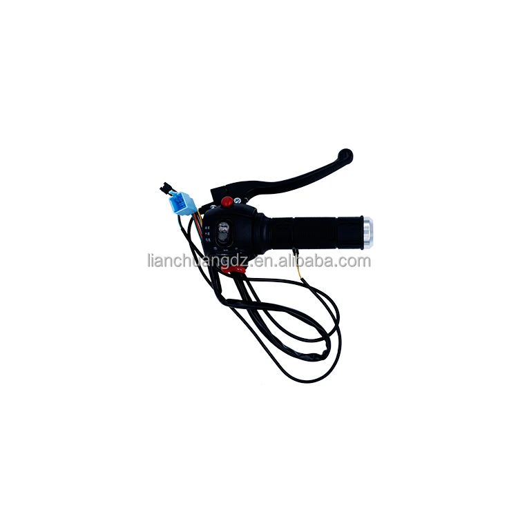 Electric Bicycle Hand Throttle electric scooter Grip throttle with switch assembly for e bike kits