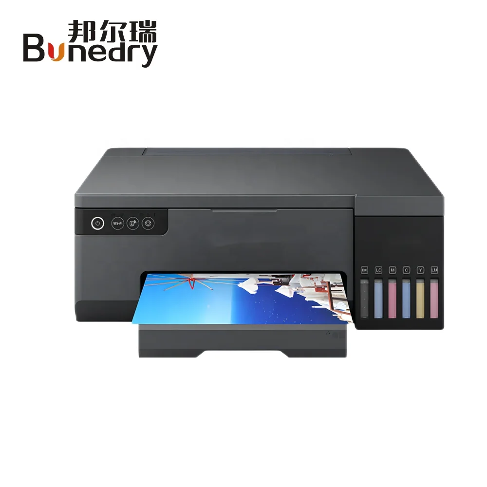 L805 L8058 Six-Color High-Speed Ink Box-Type Inkjet Continuous Supply Photo Printer Color Network Wireless WiFi Professional