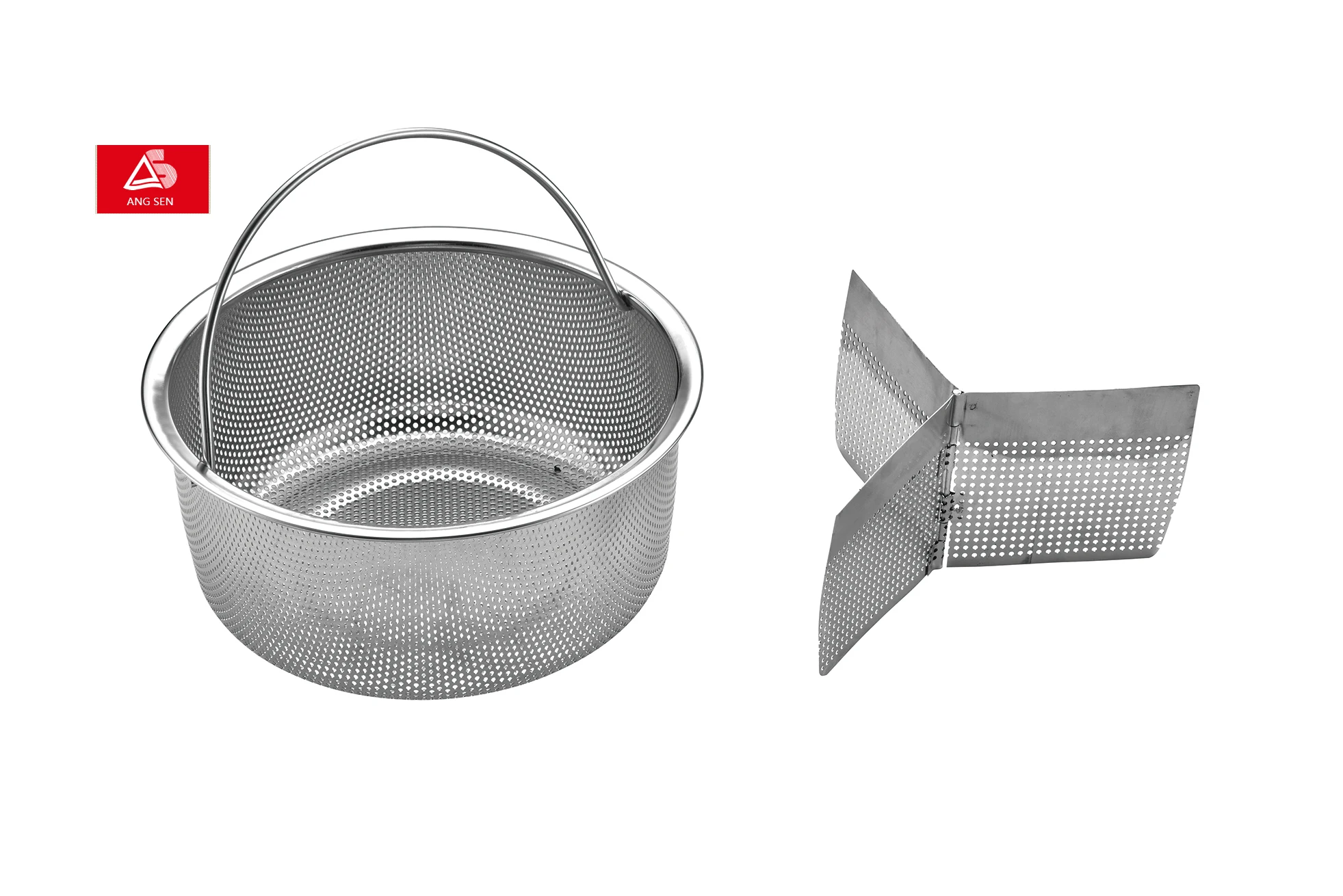 Stainless Steel perforated Steamer Basket