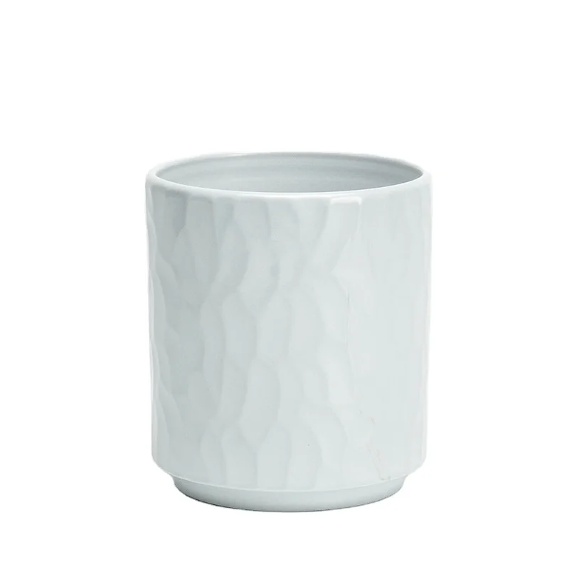 Wholesale European Simple Flowerpot New Joker Home Phalaenopsis Special Ceramic Pot for Garden and Room Decor