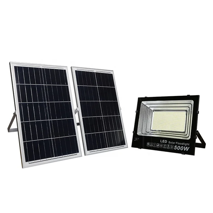 Digital Display Waterproof Ip67 30 50 100 150 200 300 400 500 1000 Watt Outdoor Remote Control Solar Led Flood Lamp