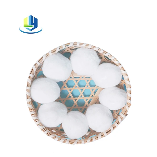 
Pocket Filter Material Polyester Fiber Balls for Water Treatment 