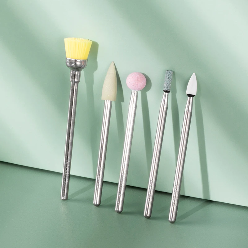 Professional Pedicure Clean Nail Art Manicure Practice Tools Nail Mat Silicone Polisher Nail Drill Bits For Polishing Skin