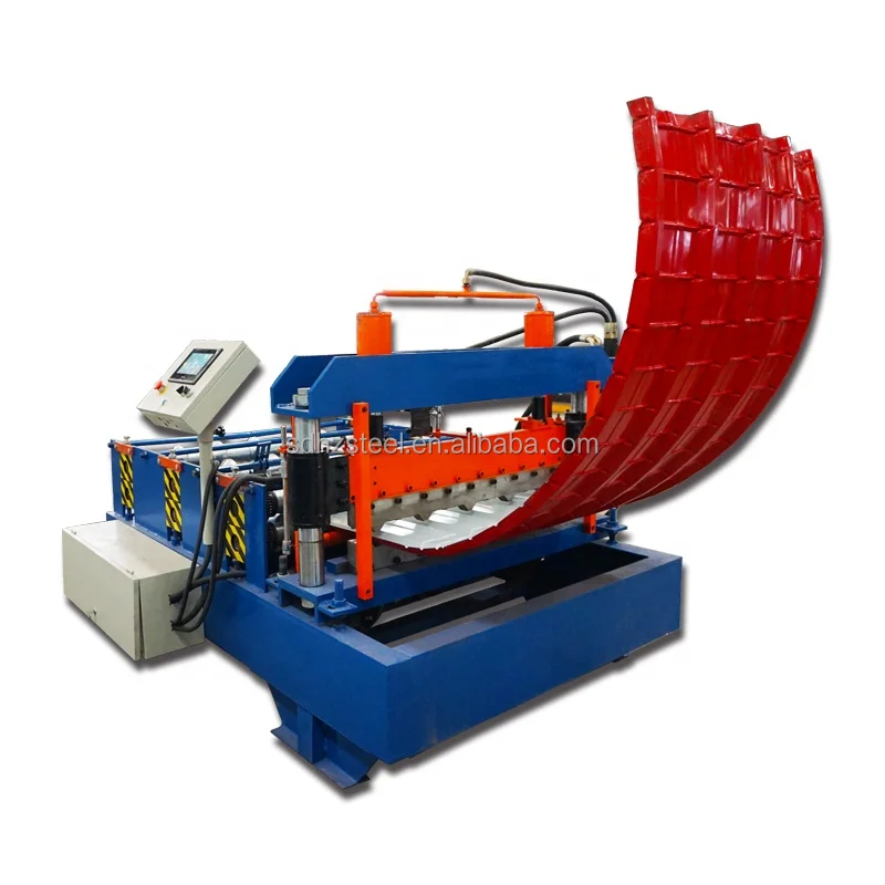 Roof C8 Wall Plate Tile Making Machine / Russian Model C8 C20 double layer Roof Tile machine