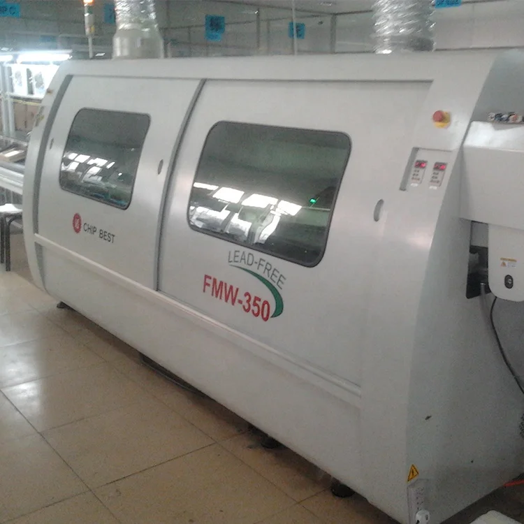 50 To 350mm PCB DIP Production Line Solder Machine Automatic Dual Mini Wave Soldering Machine
