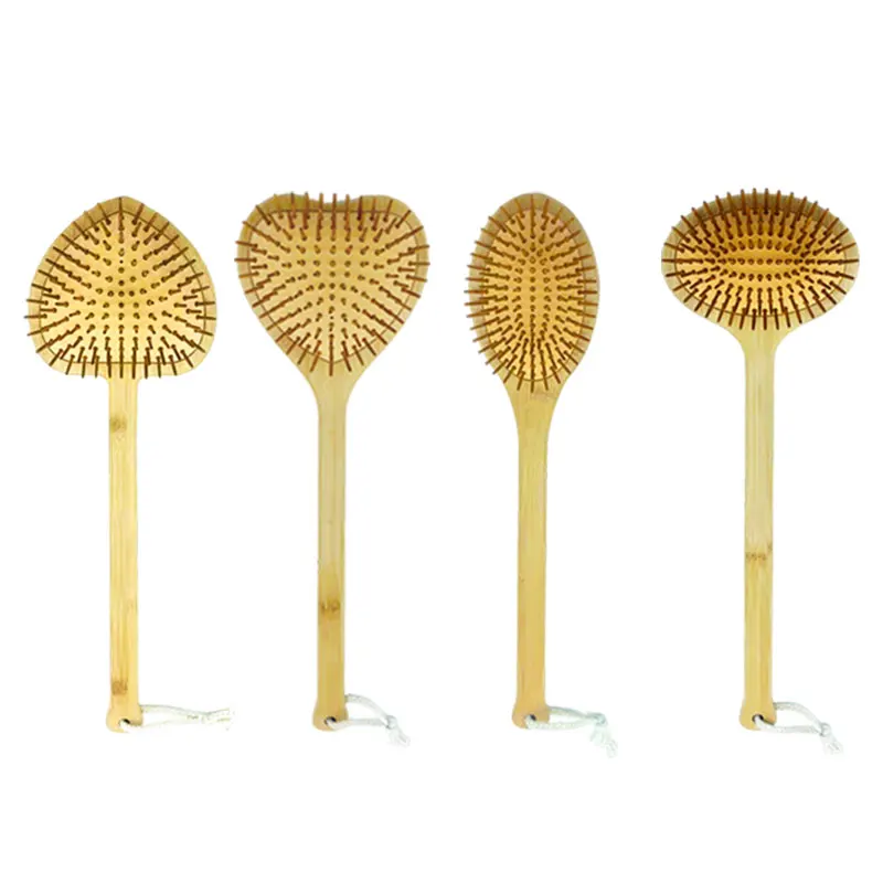 Wholesale Wood Back Scratchers Extendable Scratch Bamboo Body Massage Tool with Body Stick Roller