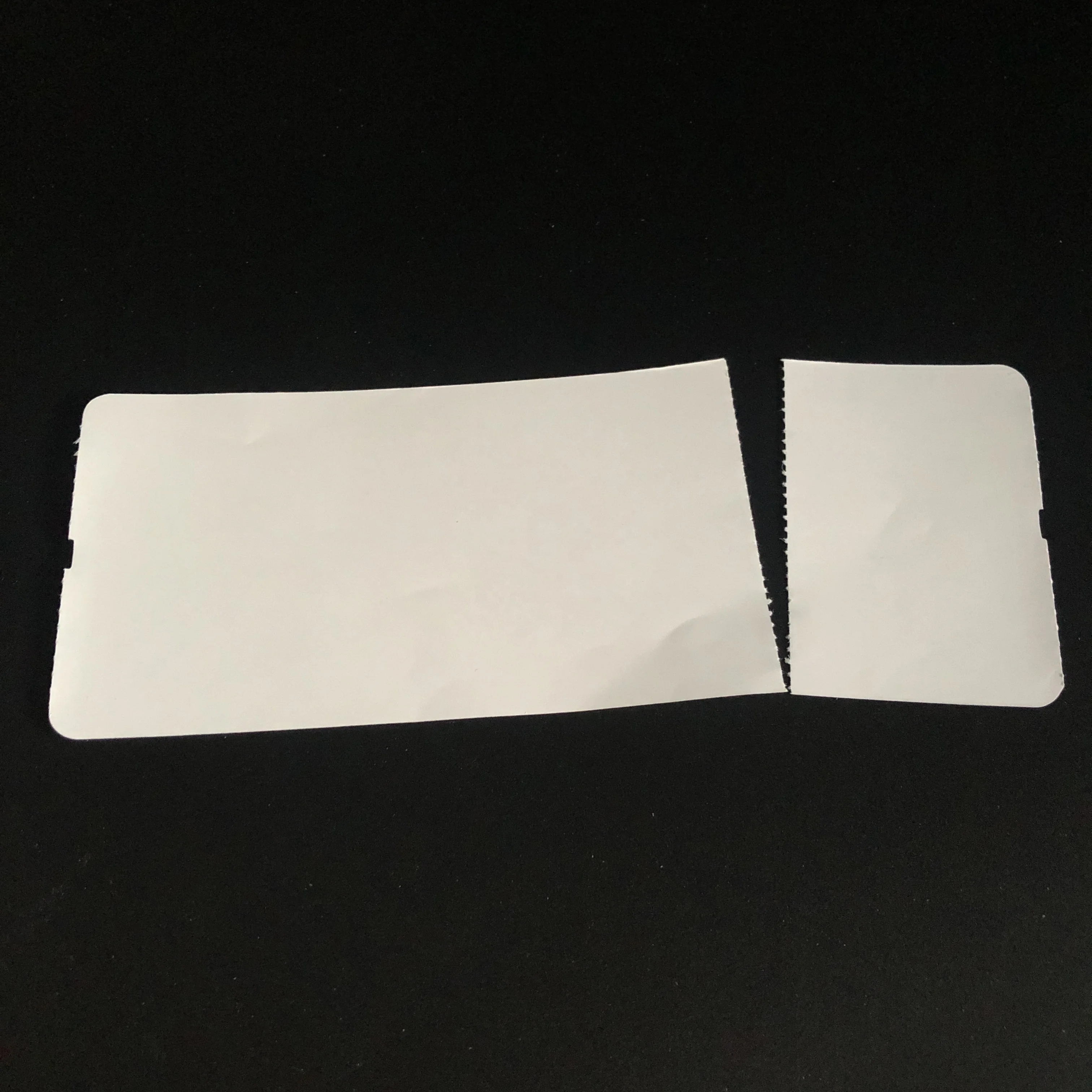 Factory price customized blank thermal Printing boarding pass registration airline ticket