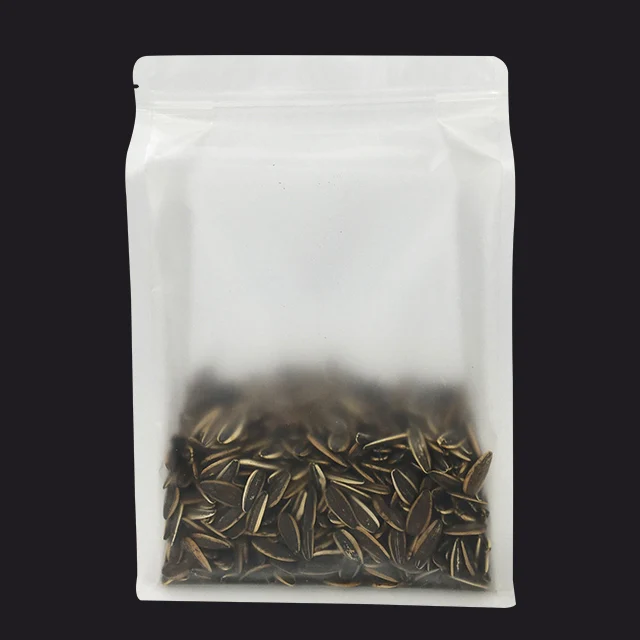 Clear Resealable Stand up Bags Zipper Lock Reusable Storage Pouches Food Package PE Gravure Printing Zipper Bag Zipper Top