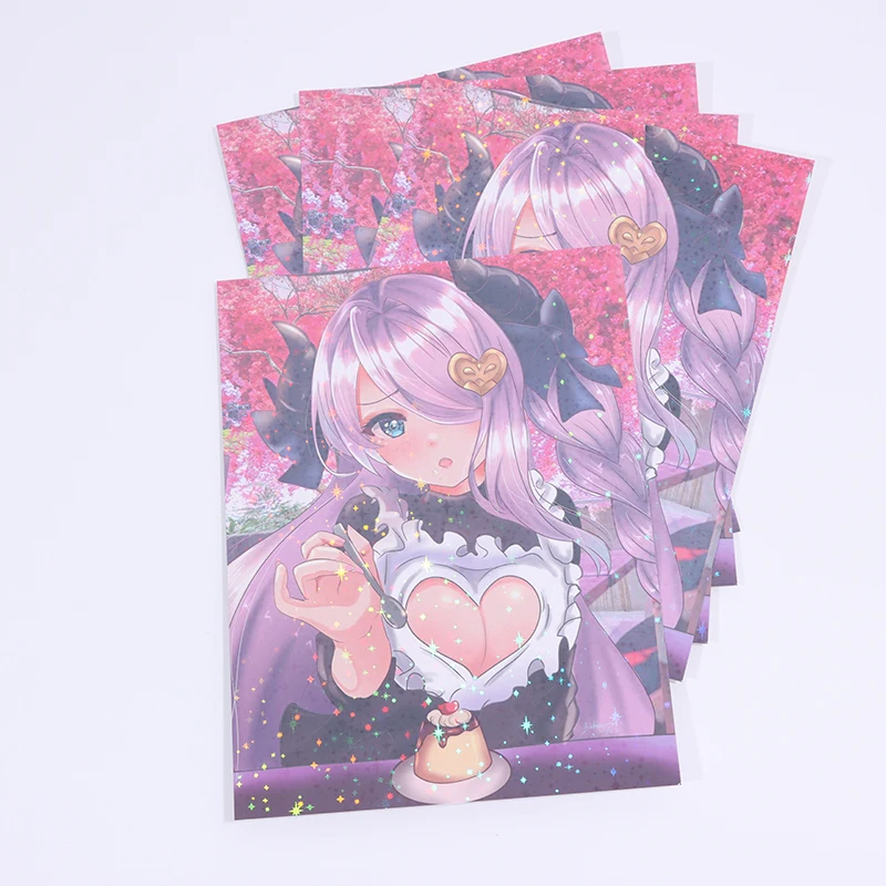 Vigreat Low MOQ Custom Your Own Design Anime Posters Cute Hologram Cartoon Poster