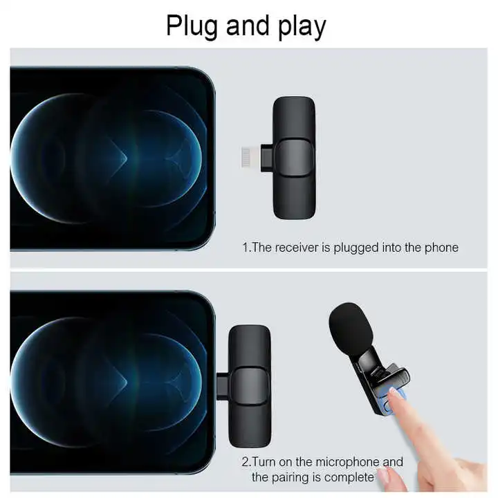 Mini Wireless Microphone For Wireless Mic Systems Omni Professional Wireless Tie Clip Microphone