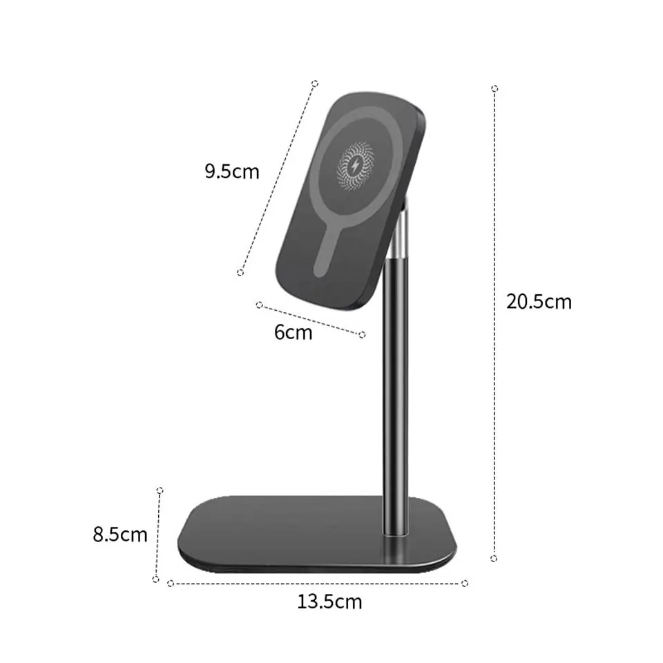 Factory Wholesale Phone Holder Magnetic Charger 15W Wireless Mobile Charging Stand