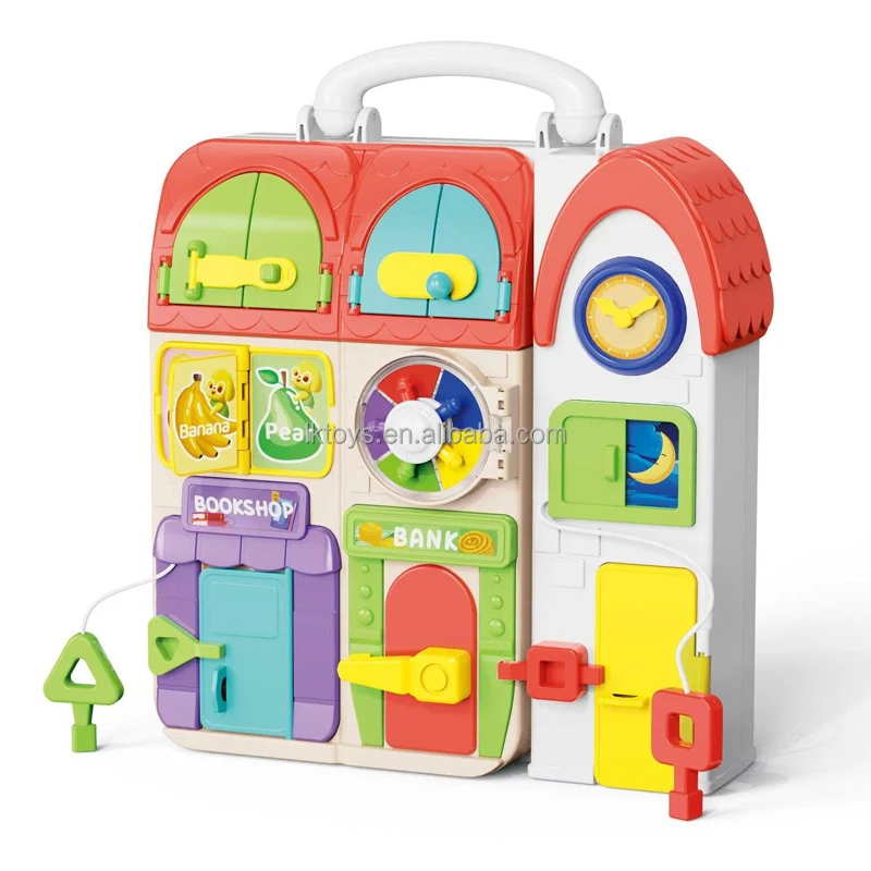 Игрушки LK «Занятая доска» игрушки Монтессори Обучающие сенсорные со светом и музыкой