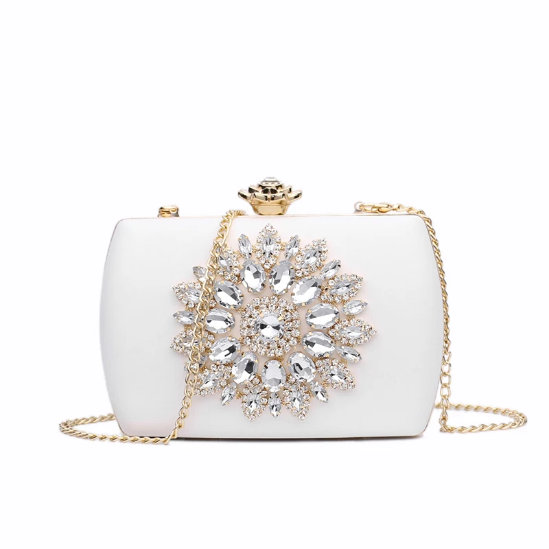 Wholesale Luxury Diamond Evening Bags Women trendy Rhinestone Clutch Bags