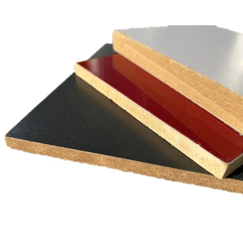 custom sizes laminated melamine mdf board E1 E2 double sided decoration mdf board 4x8