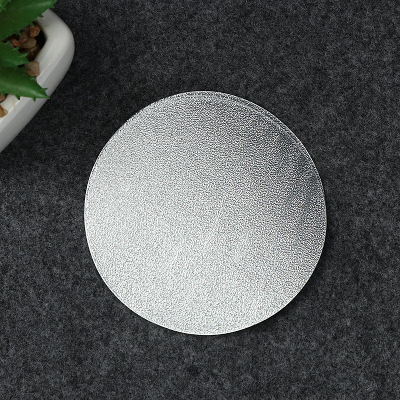 Die Cut Yogurt Cup Silver Aluminum Foil Sealing Lid/Cover