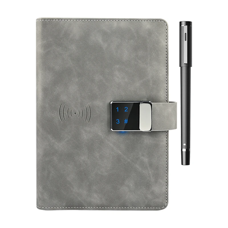 Кожа Powerbank ноутбук беспроводная Смарт-приложение почерк блокнот с цифровым