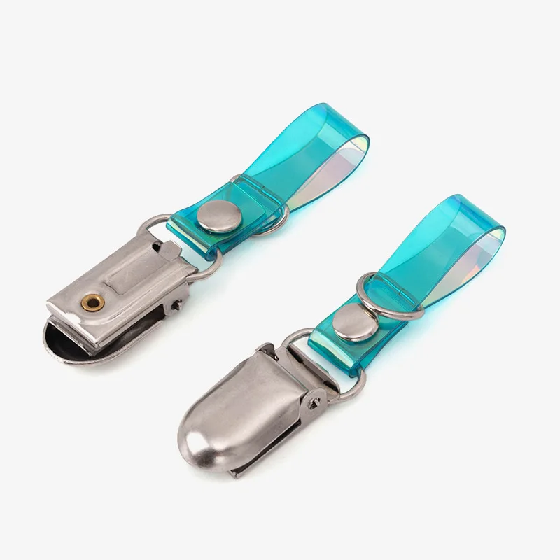 Creative transparent models duckbill keychain luggage accessories clip hang tag