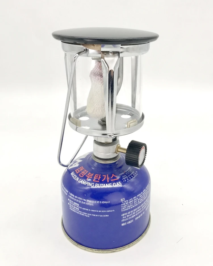 Outdoor camping lantern single mantle middle gas lantern