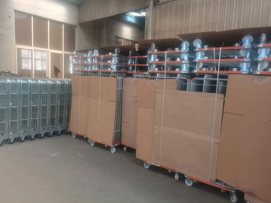 Warehouse Equipment Wire Mesh Roll Container Pallet Roll Cages