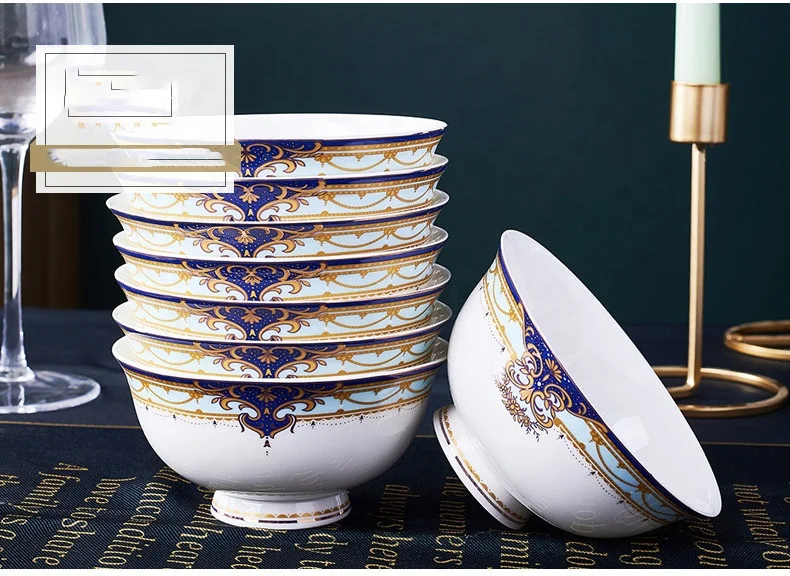 Porcelain Dinner Sets Style Dinnersets Excellent Designs Ceramic New Design Bone China Carton Minimalist Chinese Hot Sale 60pcs