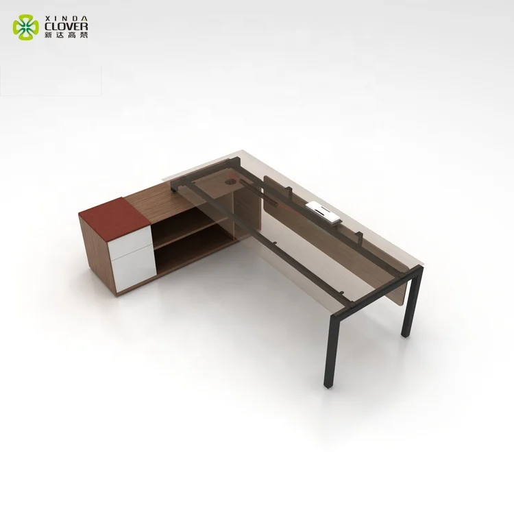 Executive Desks Modern CEO Table Luxury Director Desk With Socket