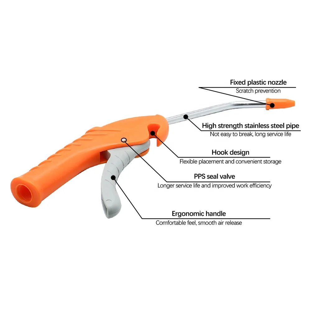 20PM Quick Connect Nozzle length 108mm 230mm Air Duster Blow Gun Air Blow Gun Long