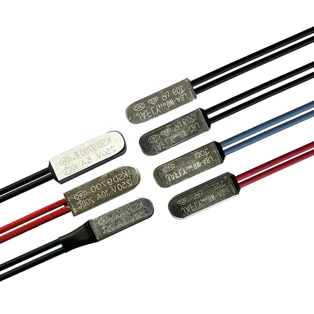 JIHUI Replace Overload Reset Temperature Switch Thermal Cutoff Switch Thermnal Cutout Switch for Fan Motor