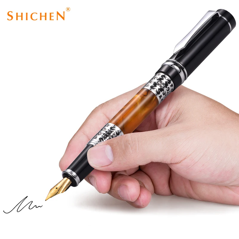 heavy business high quantity inexpensive metal fountain  pens with custom logo