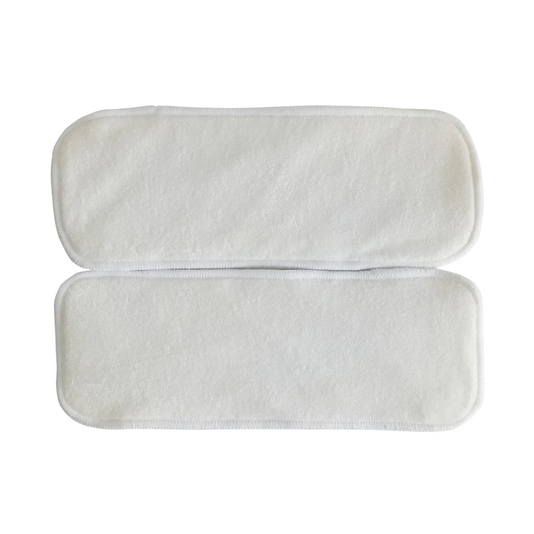 Бесплатный образец тканевых подгузников для новорожденных внутренний бамбуковый подгузник с бамбуковой вставкой