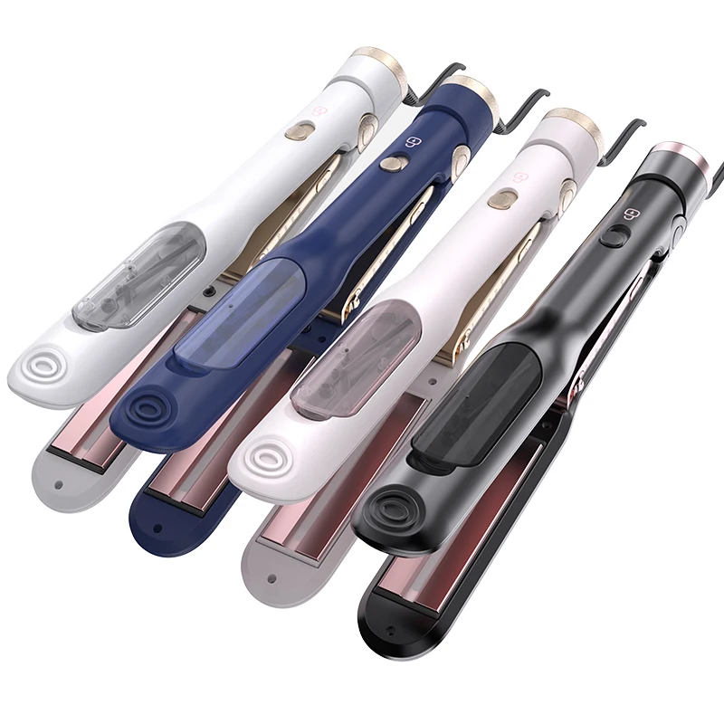 High Power Curling Iron Waver Plate 480f 250c Electric Infrared Hair Straightening & Curler Brush