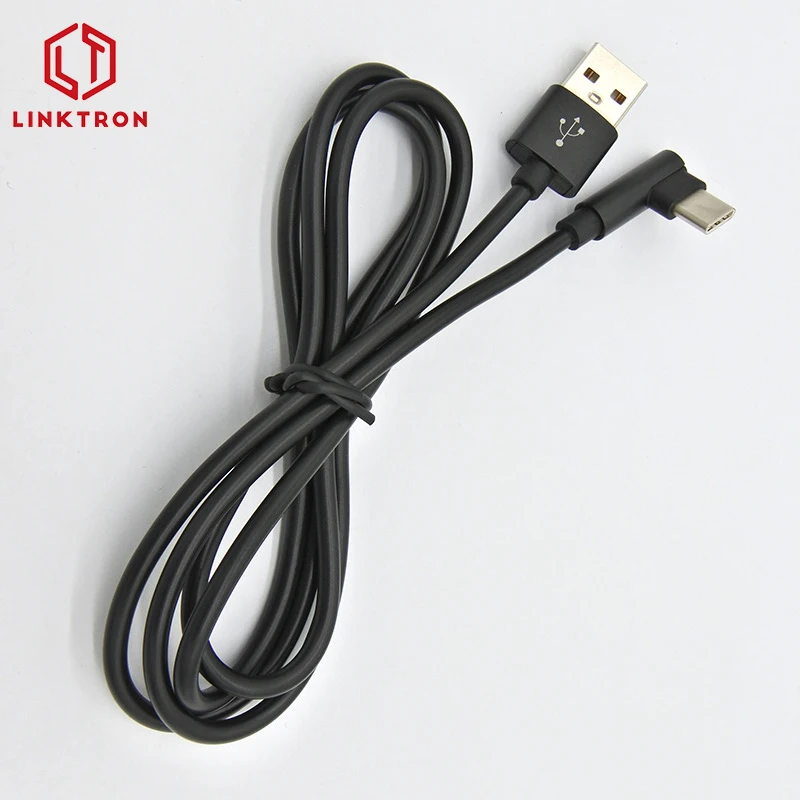 Аксессуары зарядные кабели с разъемами Usb A и Type C под прямым углом 90 градусов, кабель с разъемами USB A и типа c под углом 90 градусов