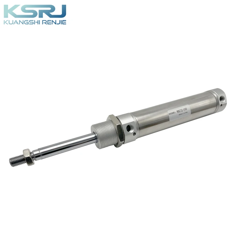 KSRJ MIC 32-100 High Precision Double acting Stainless Steel Mini pneumatic Air Cylinder